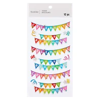 Birthday Banner Dimensional Stickers by Recollections™