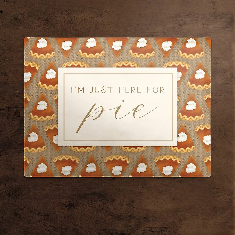 Here For Pumpkin Pie Poly Twill Placemat