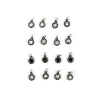 Tiny Bezel Stones Charm Set by Bead Landing™