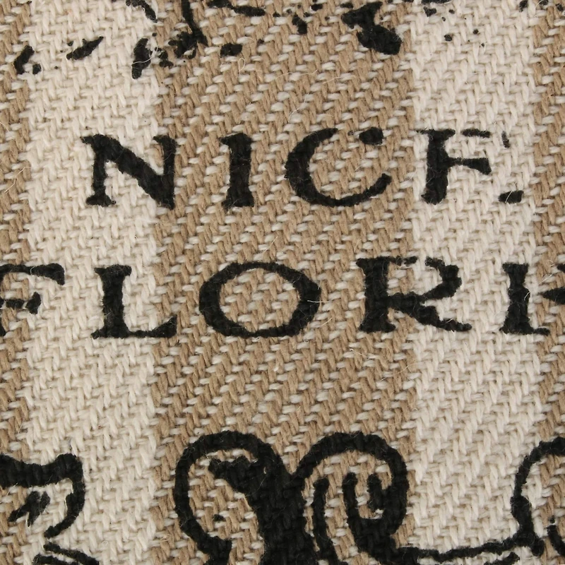 DII® French Grain Sack Printed Throw