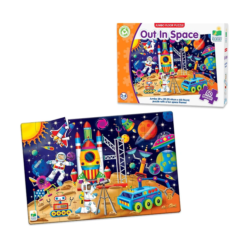 Jumbo Floor Puzzle - Out In Space: 50 Pcs