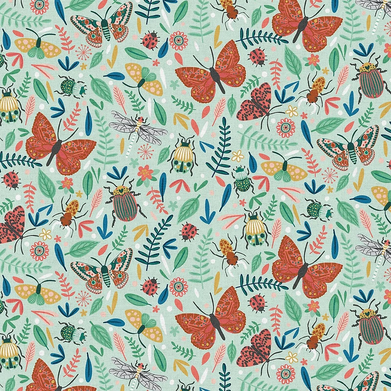 Fabric Editions Butterfly Garden Cotton Fabric