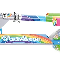 Rainbow Scooter With Flashing Wheels
