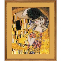 RIOLIS The Kiss after G. Klimt's Painting Counted Cross Stitch Kit R1170