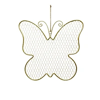 15.5" Gold Metal Butterfly Wreath Form by Ashland®