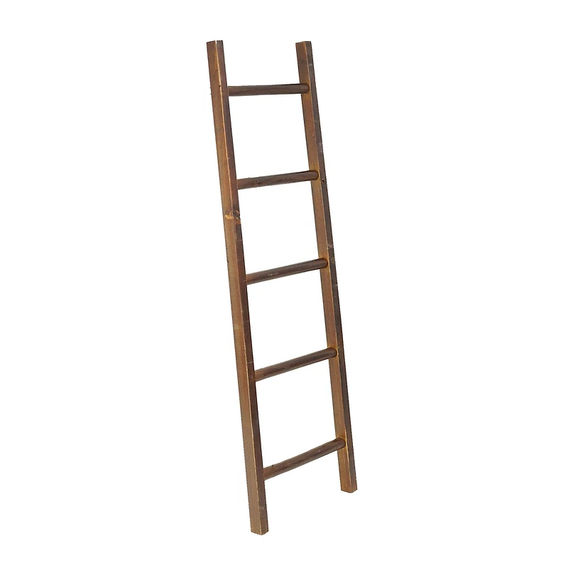 4ft. Wood Wall Mounted & Leaning Decorative Ladder