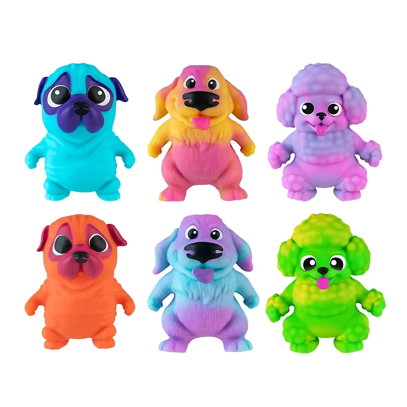 Assorted Orb™ Funkee Animalz Puppies Squishy Toy, 1pc.