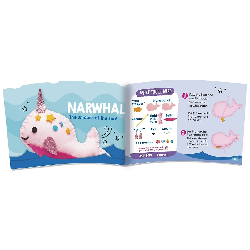 Klutz® Jr. My Cat Mermaid & Friends Book & Craft Kit