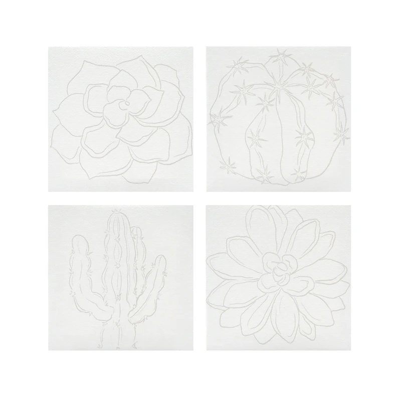 Cactus Mini Canvas Painting Kit by Craft Smart®