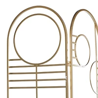 Gold Metal Modern Room Divider Screen 69" x 50" x 1"