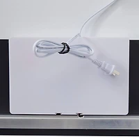 Clear Glass Modern Anti Fog Mirror, 36" x 1" x 28"