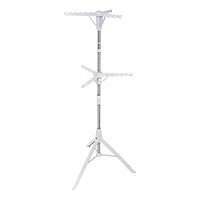 Honey Can Do White 2-Tier Tripod Clothes Drying Rack