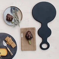 Hello Honey® Stonewashed Linen Blend Tea Towel with Twill Tape Corner Set