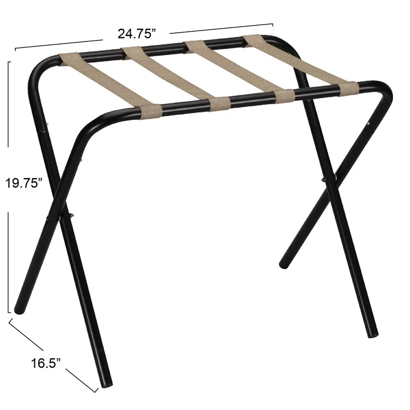 Household Essentials 25" Luggage Rack