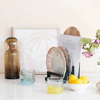 Hello Honey® Glowing Amber Glass Carafe Set