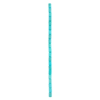 Turquoise Howlite Tube Beads, 12mm by Bead Landing™