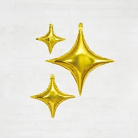 4-Pointed Star Foil Balloons Set by Celebrate It