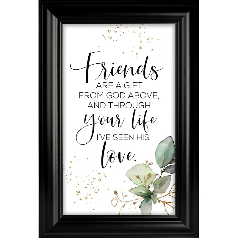 Friends Are A Gift Heaven Sent Framed Plaque
