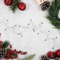 50ct. Mini Christmas String Lights with White Wire