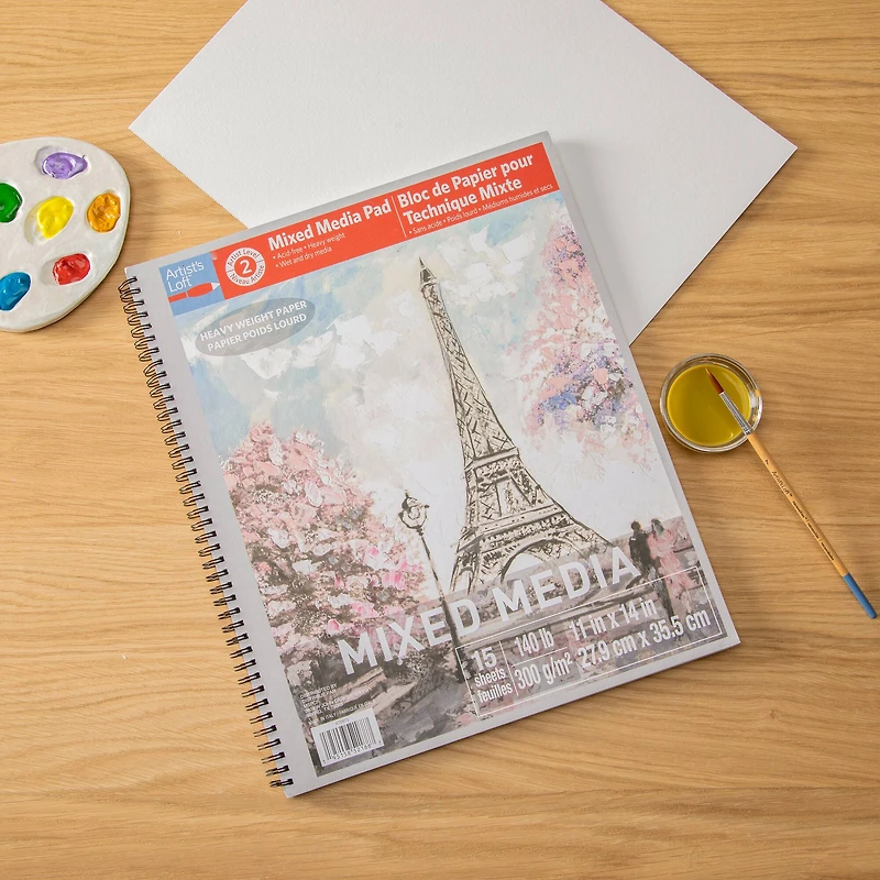 Mixed Media Heavy Weight Paper Pad by Artist's Loft