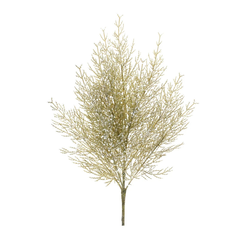 Glittered Green Cedar Sprays, 6ct.