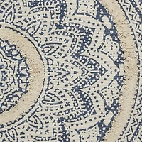 DII® Printed Natural Hand-Loomed Shag Rug