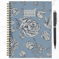2026 Garden Roses Medium Weekly Monthly Planner