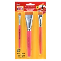 6 Packs: 3 ct. (18 total) Mod Podge® Decoupage Brush Set