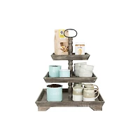 Hello Honey® 25" Decorative 3 Tier Tray
