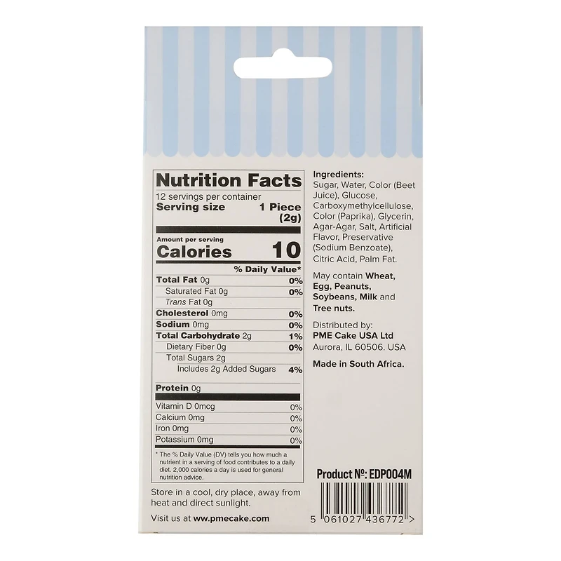 PME Cake Sweet Street® Red Hearts Icing Decorations