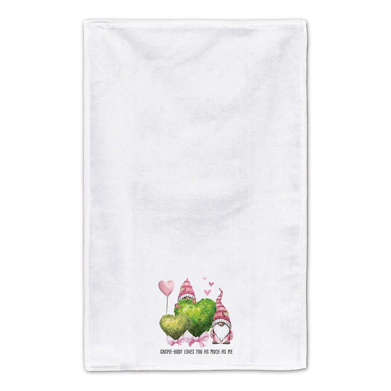 Gnome-Body Loves You as Much as Me Tea Towel - Set of 2