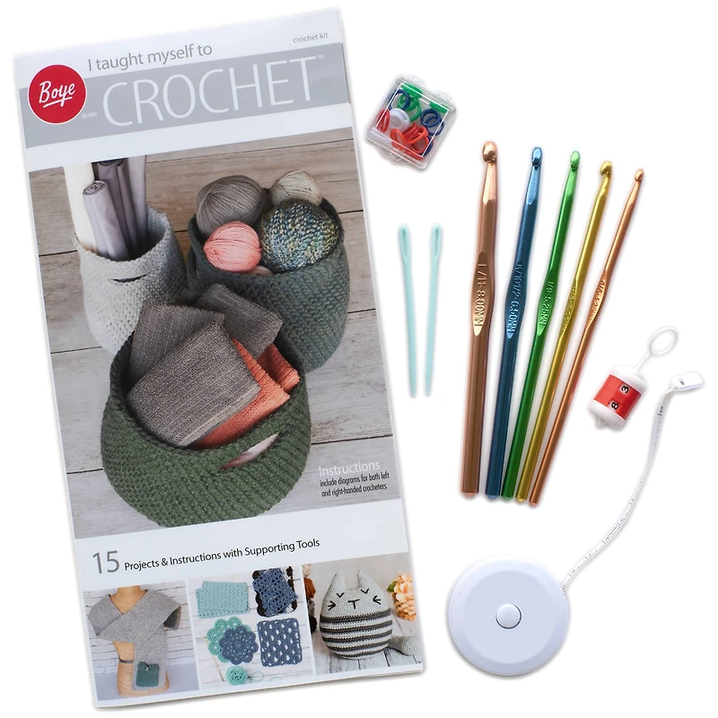Boye® I Taught Myself to Crochet® Kit