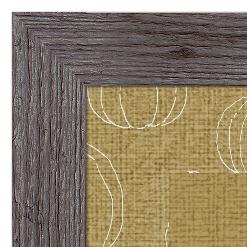 Grateful Hearts Print in Western Gray Frame