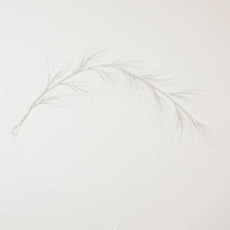 6ft. Artificial White Birch Warm White LED Pre-Lit Garland