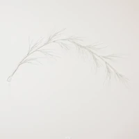 6ft. Artificial White Birch Warm White LED Pre-Lit Garland