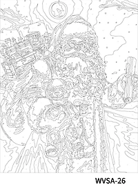 16" x 20" Classic Santa Paint-by-Number Kit by Artist's Loft™