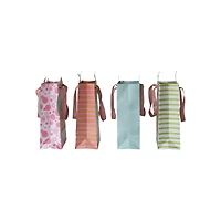 Hello Honey® Printed Paper Snowman-Shaped Gift Bag Set