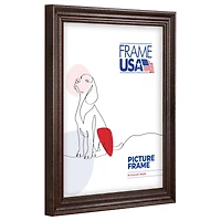 Frame USA Boardroom Walnut with Walnut Bead Single Image Picture Frame