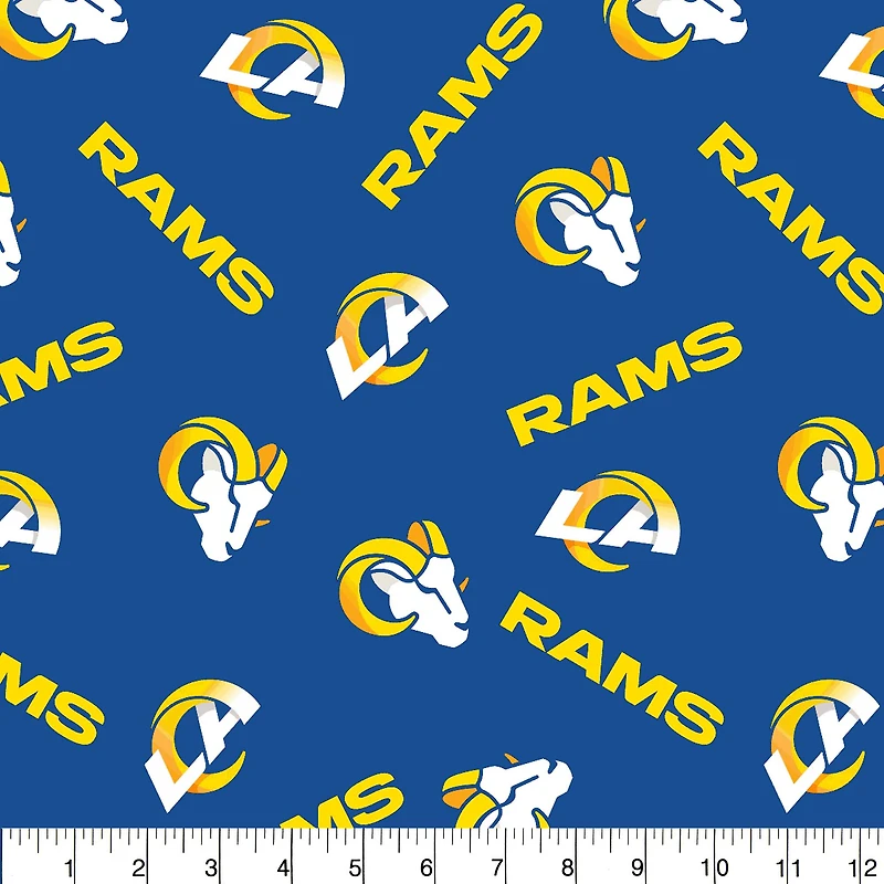 NFL Los Angeles Rams Cotton Fabric