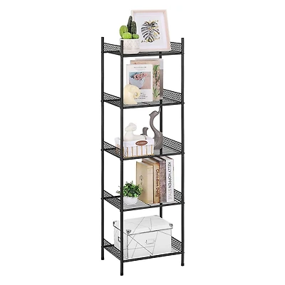 NEX™ 57" Black 5-Tier Wire Storage Organizer