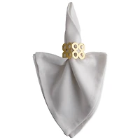 DII® Gold Square Die Cut Napkin Rings, 6ct.