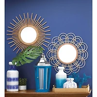 Nikki Chu Daemono Rattan Loop Mirror