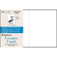 Strathmore® White with Deckle Creative Cards & Envelopes