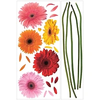 RoomMates Gerber Daisies Peel & Stick Wall Decals