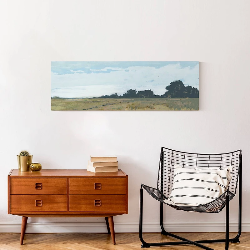 Distant Trees 36" x 12" Canvas Wall Art