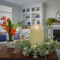 14" Spring Mixed Blossoms Table Wreath