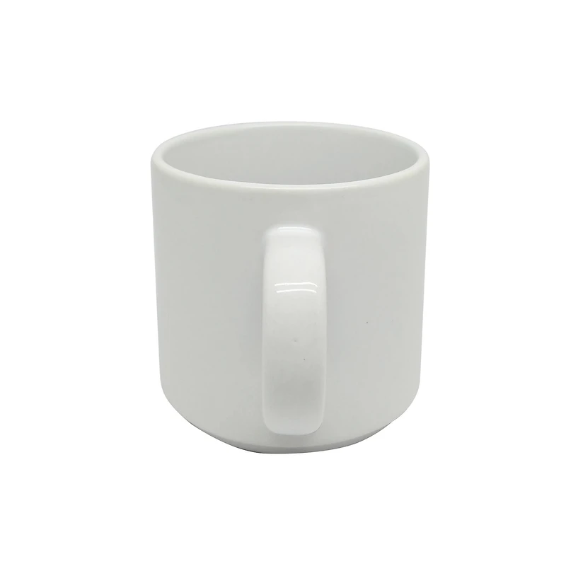 10oz. White Stackable Ceramic Sublimation Mugs, 4ct. by Make Market®
