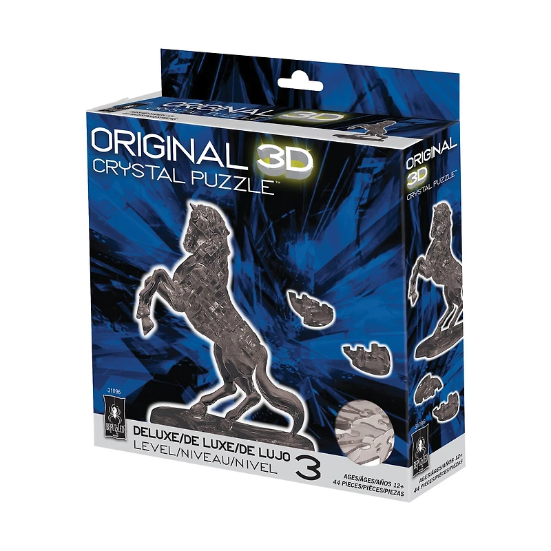 BePuzzled® Original 3D Crystal Puzzle™ Stallion 44 Piece Puzzle
