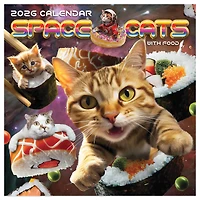 2026 Space Cats Mini Calendar