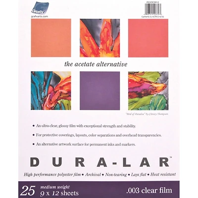 Grafix® Dura-Lar™ Film Pad, 9" x 12"
